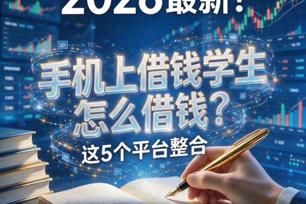 2026最新！手机上借钱学生怎么借钱？这5个平台整合，轻松借到20000