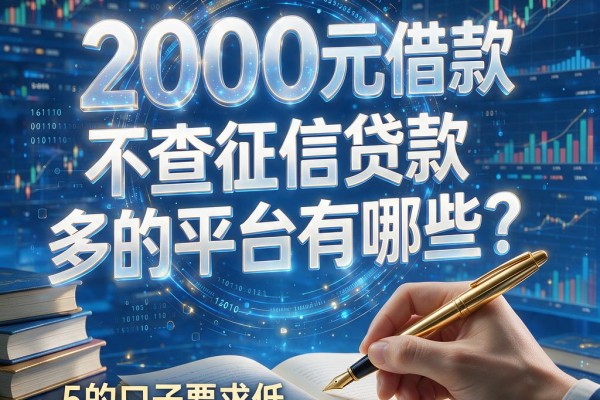 不查征信贷款多的平台有哪些?这5个2000元借款口子要求低、审批快,体验超顺畅!