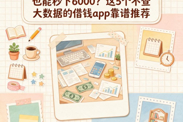 黑户2026无视大数据有逾期也能秒下6000?这5个不查大数据的借钱App靠谱推荐