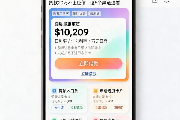 逾期网贷全拒也不怕!2026多人实测贷款20万不上征信,这5个渠道速看