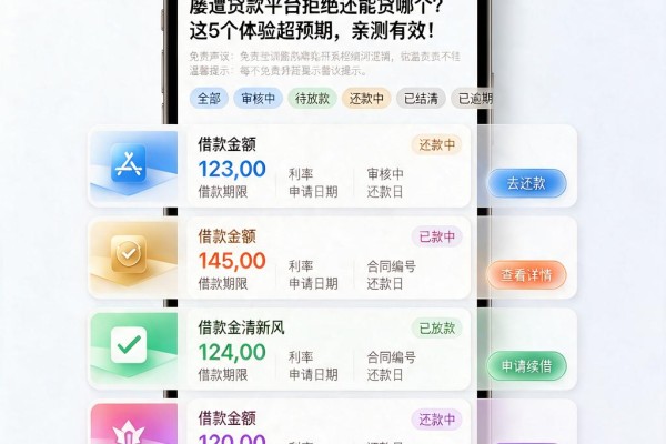屡遭贷款平台拒绝还能贷哪个?这5个体验超预期,亲测有效!
