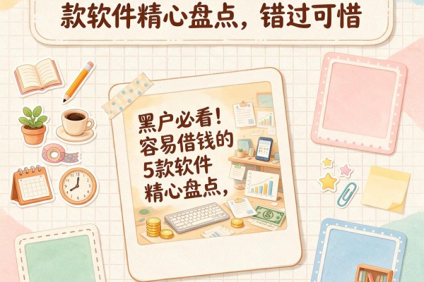 黑户必看!容易借钱的5款软件精心盘点,错过可惜