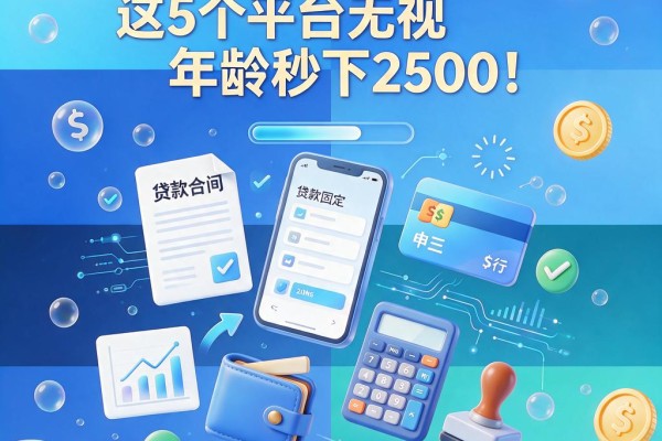 未成年也能借?这5个平台无视年龄秒下2500!