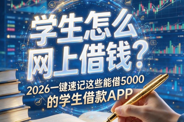 学生怎么网上借钱?2026一键速记这些能借5000的学生借款APP