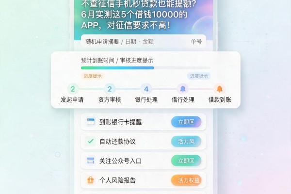 不查征信手机秒贷款也能提额？6月实测这5个借钱10000的APP，对征信要求不高！