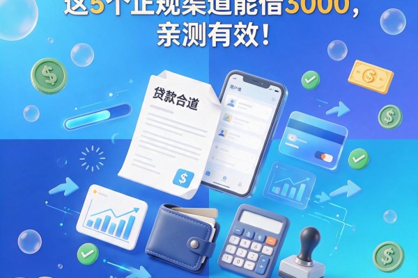 黑户身份证号可不可以贷款?这5个正规渠道能借3000,亲测有效!