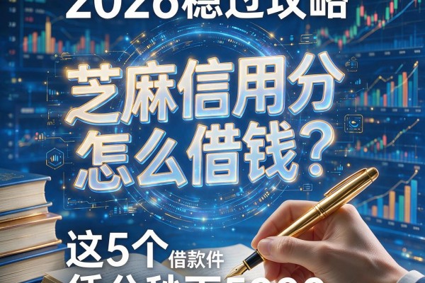 芝麻信用分怎么借钱?2026稳过攻略:这5个借款软件凭分秒下5000