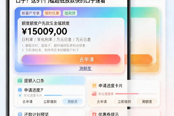 2026真实实测!黑户微信上面有什么借钱的口子?这5个门槛超低放款快的口子速看