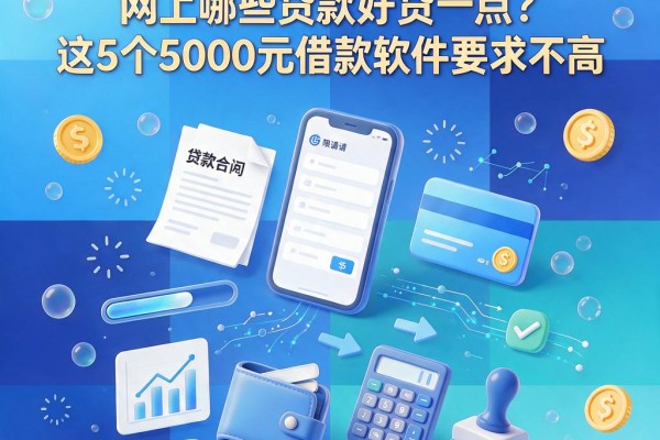 2026限时盘点:网上哪些贷款好贷一点?这5个5000元借款软件要求不高
