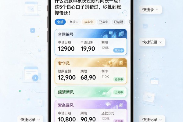 什么贷款审核快还款时间长一点?这5个良心口子别错过,秒批到账慢慢还!
