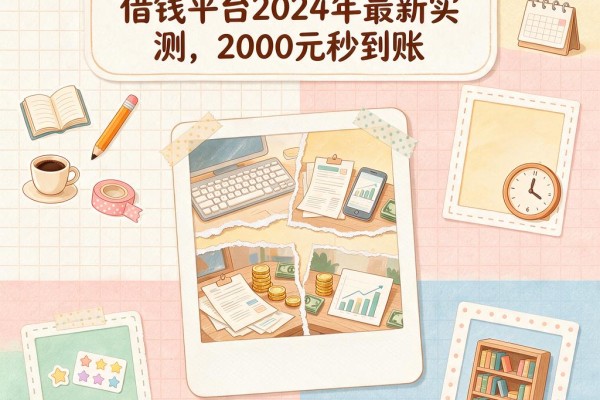 无视征信负债！这5个借钱平台2024年最新实测，2000元秒到账