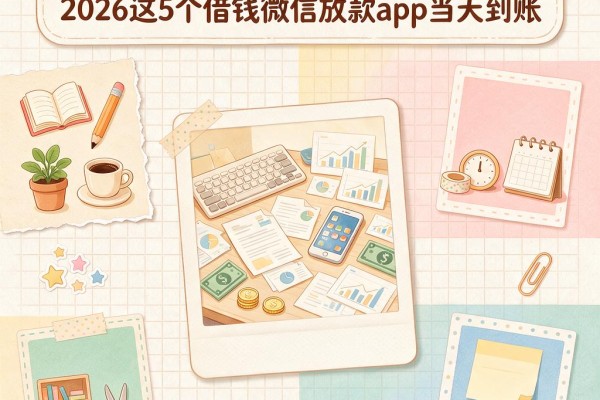 芝麻信用483必看!2026这5个借钱微信放款App当天到账