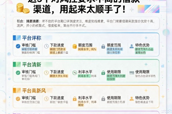 无视风控的长期口子盘点!这5个对风控要求不高的借款渠道,用起来太顺手了